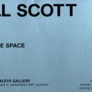 Invitation card to the Roslyn Oxley9 gallery presentation of Double Space, 1985.