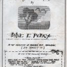 The flyer and program for David Perry's showing at the IMA, Brisbane, August, 1976