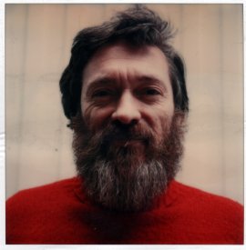 SX-70 portrait of Bruce Tolley. Image for the Videotapes from Australia catalogue.