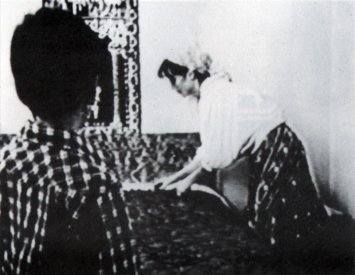 Catalogue image, from Video/Culture catalogue, for Kerry Dobson et al, Nese (1986).